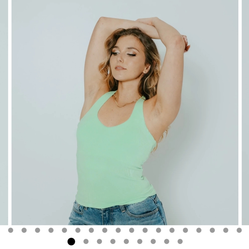 NWT Klassy Network full length, green halter brami